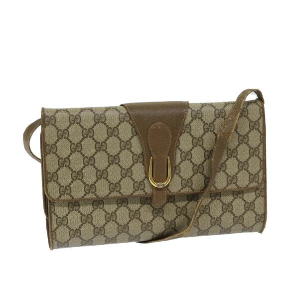 GUCCI GG Supreme Shoulder Bag Pvc Beige 904 02 050 - Picture 1 of 16